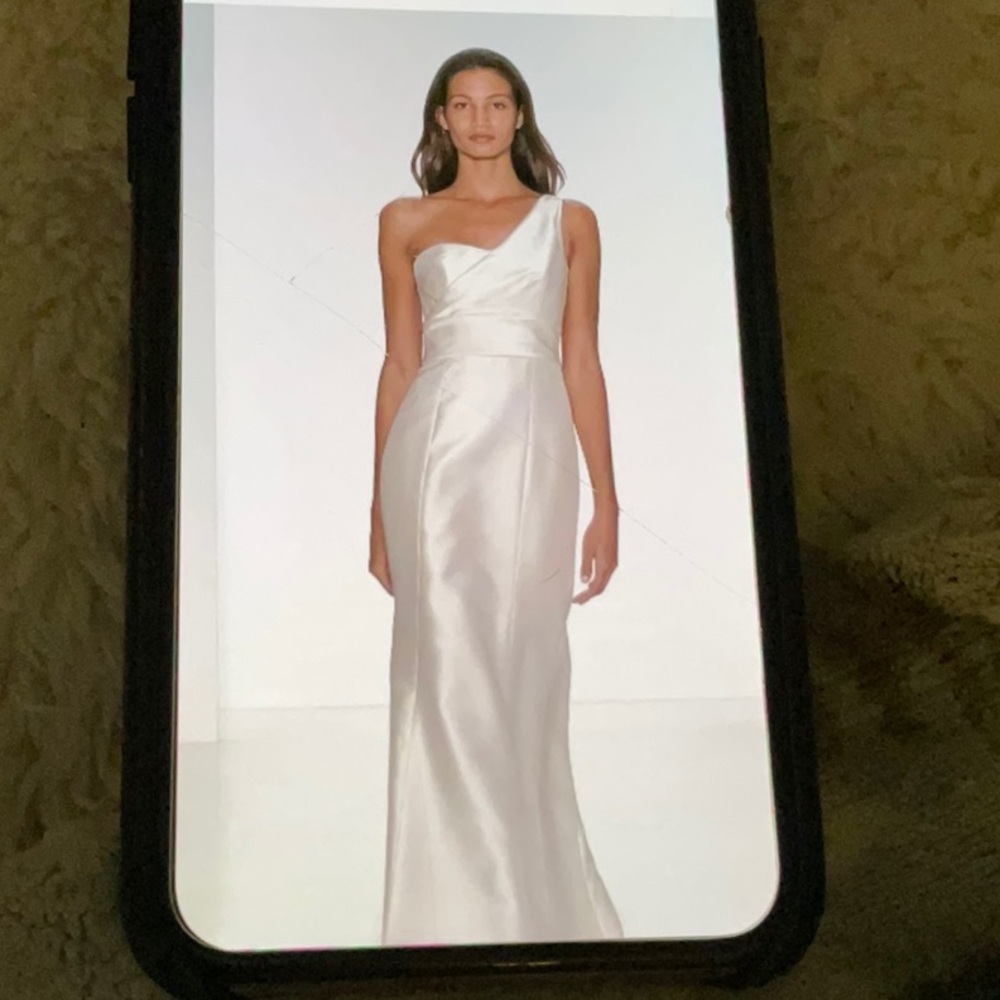 Nouvelle By Amsale Lara Mikado Wedding Dress